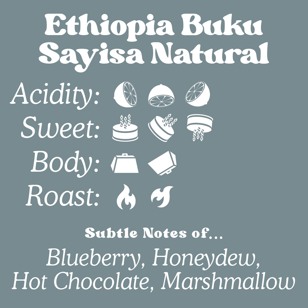 Ethiopia - Buku Sayisa Natural - Organic